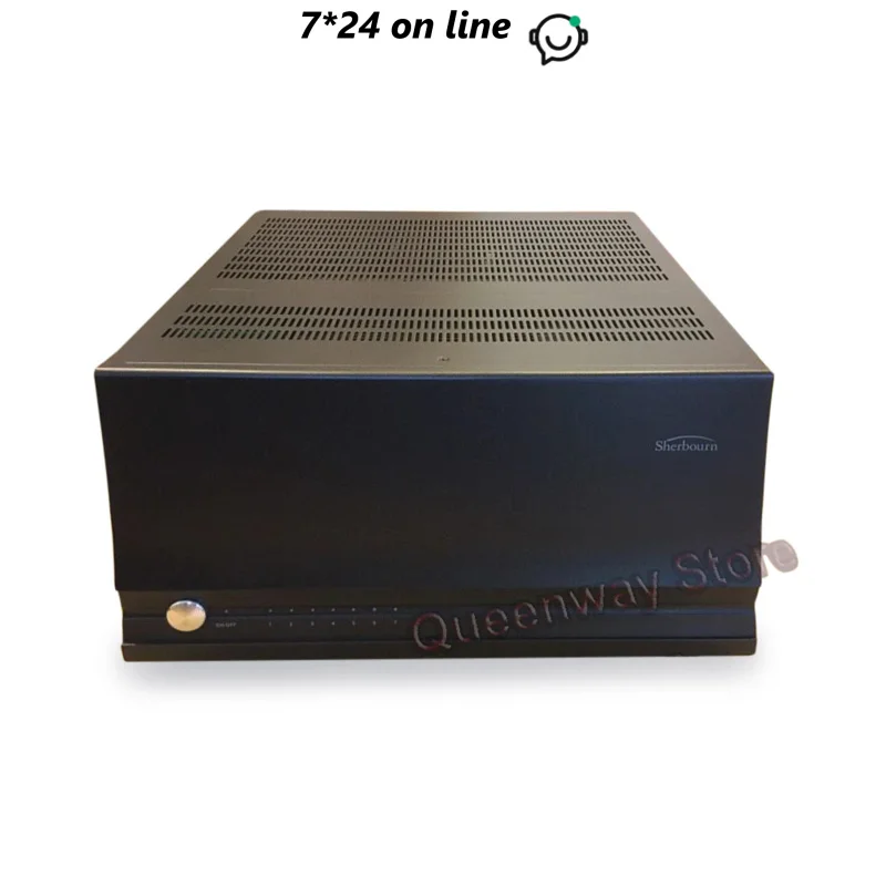 Sherbourn 7-350 7 سبعة قنوات 350 واط مكبر كهربائي عالية الطاقة عالية الحالي النقي مكبر كهربائي AV مكبر للصوت المسرح المنزلي أمبير