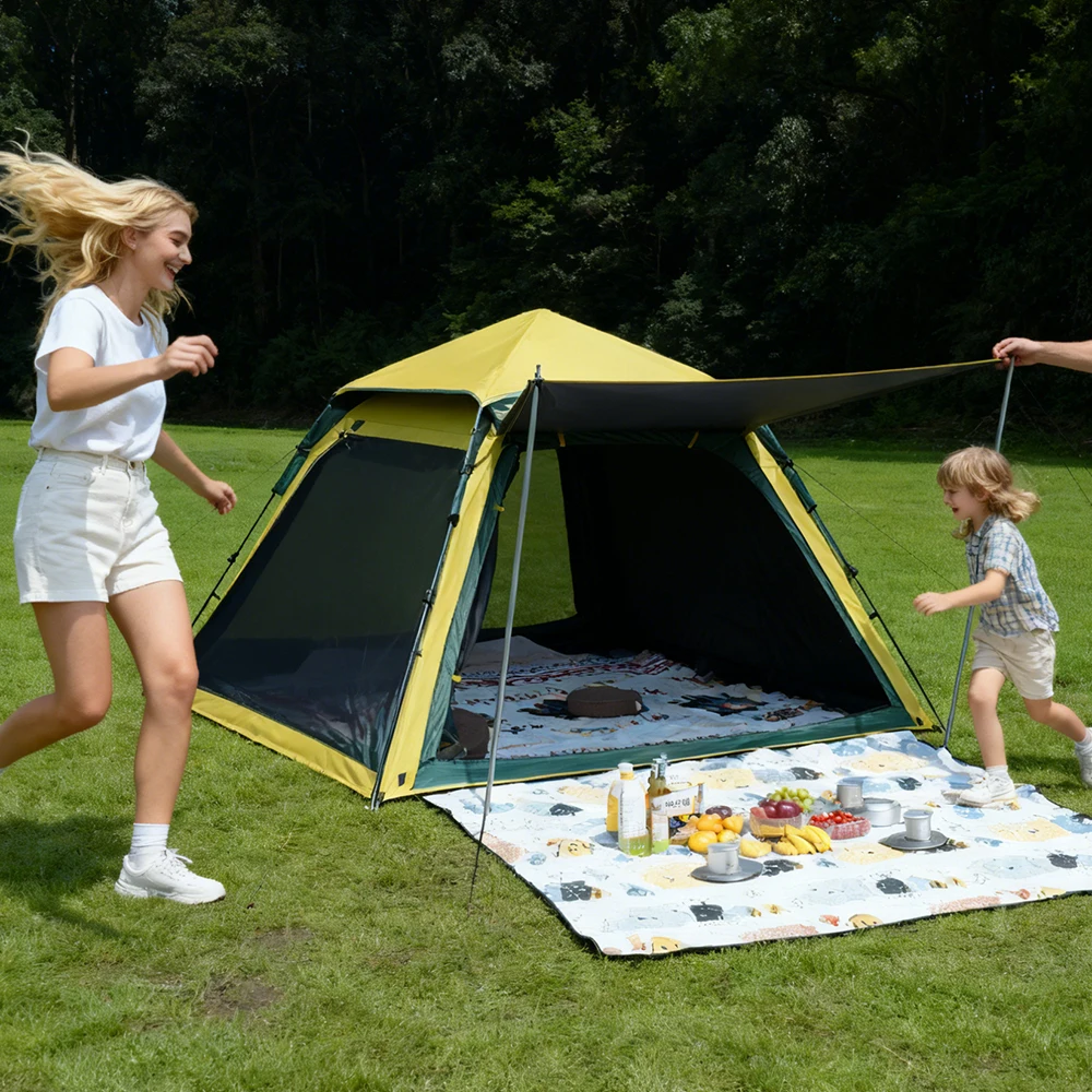 

Автоматическая быстрораскладывающаяся палатка Aurora Fox для активного отдыха, водонепроницаемая, защищающая от солнца, для рыбалки и пляжа