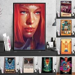 The Fifth Element Classic Sci-Fi Movie Poster And Prints Art Paintings Canvas Printings Wall Pictures Home Decor obrazy plakat