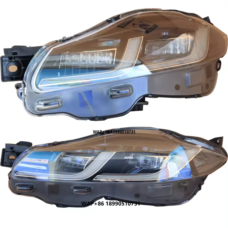 

Для Jaguar XJL оригинальные заводские собранные и модернизированные новые светодиодные автомобильные фары с двойным L-образным эффектом рулевого управления