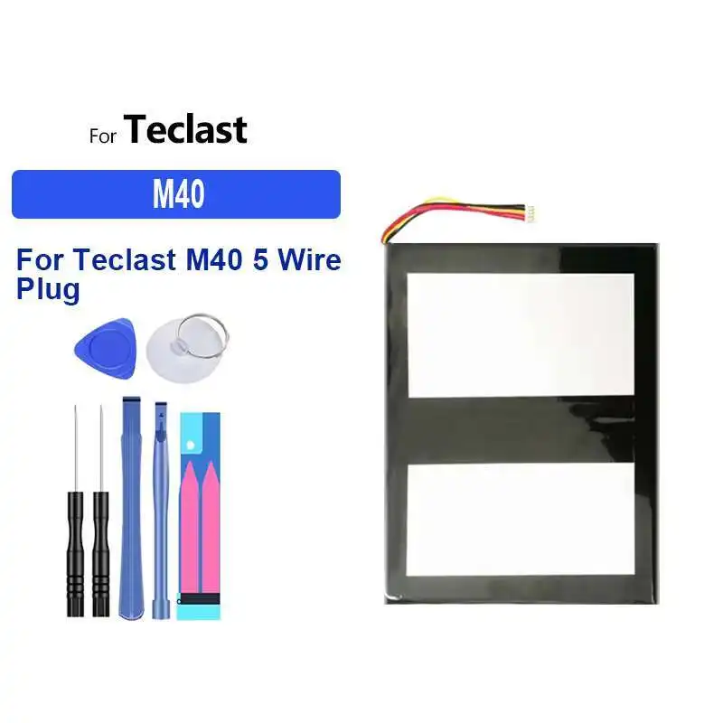 

Хорошая низкотемпературная работа для Teclast M40, 5-проводная вилка, замена премиум-класса, аккумулятор для ноутбука емкостью 8000 мАч