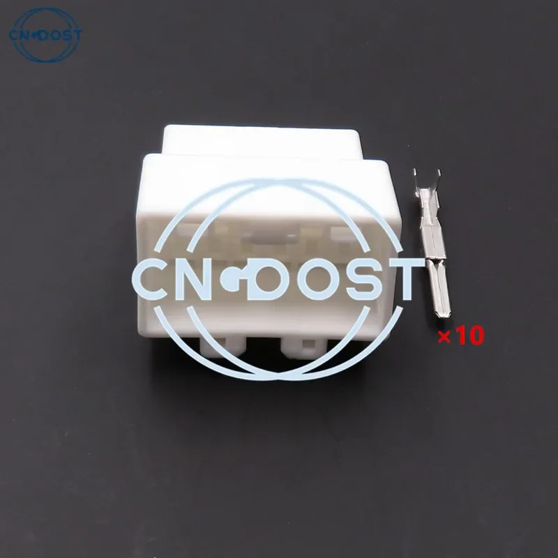 

1 комплект, 10-контактный 936129-1 936092-1, автомобильная розетка переменного тока, разъем жгута проводов