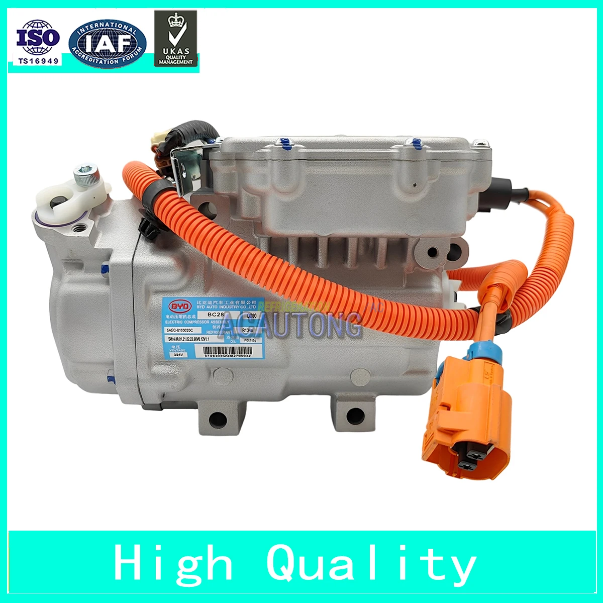 BC28 Electric Air Conditioner AC Compressor for BYD E5 394V R134a 5AEC-8103020C 8103020C