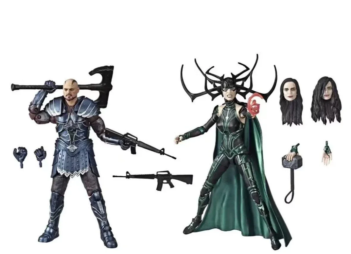 Disponibile Hasbro Hela ed esecuzione Skolchi Doppio set di giocattoli modello