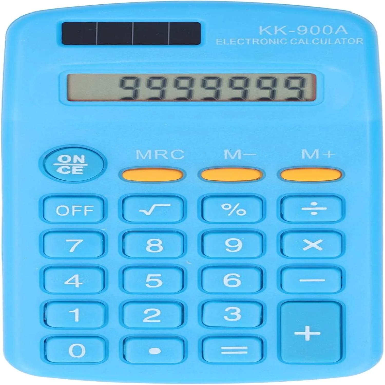 آلة حاسبة محمولة تعمل بالبطارية الشمسية مكونة من 8 أرقام مع طاقة مزدوجة وشاشة شفافة للأعمال المكتبية والمدرسة، آلة حسابية خفيفة الوزن للجيب