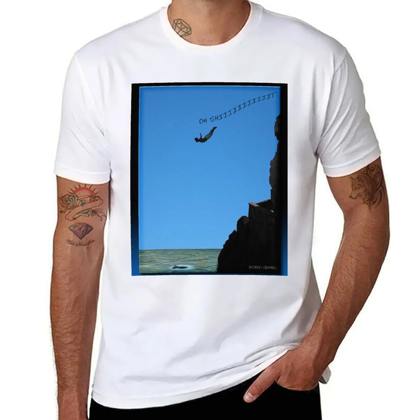 

The Cliff Diver T-Shirt man t shirt summer graphic t shirts for man T-Shirt