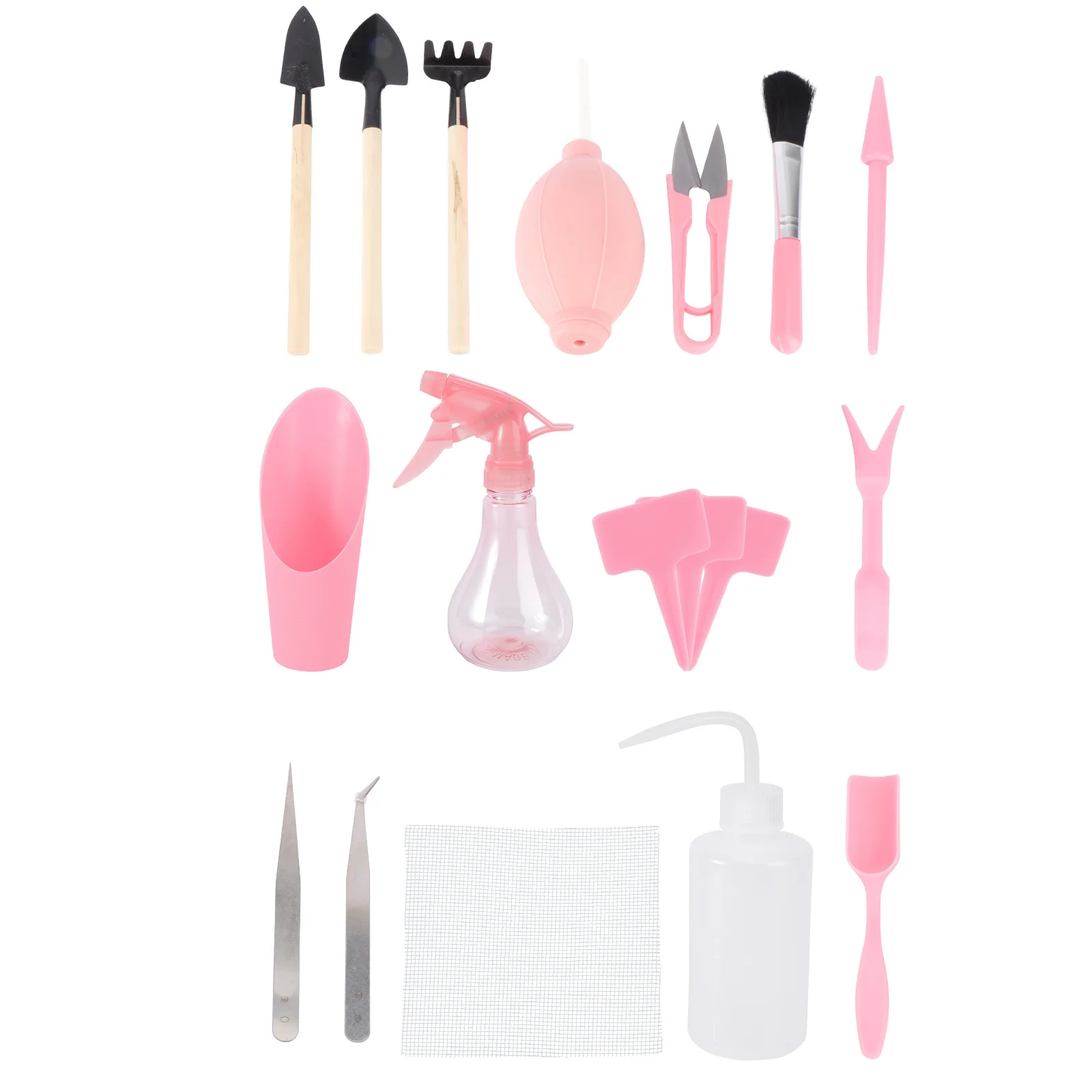 

16 шт. набор инструментов для посадки, мини-садовые аксессуары для суккулентов, бонсай, пересадка, компактные садовые товары для рукоделия