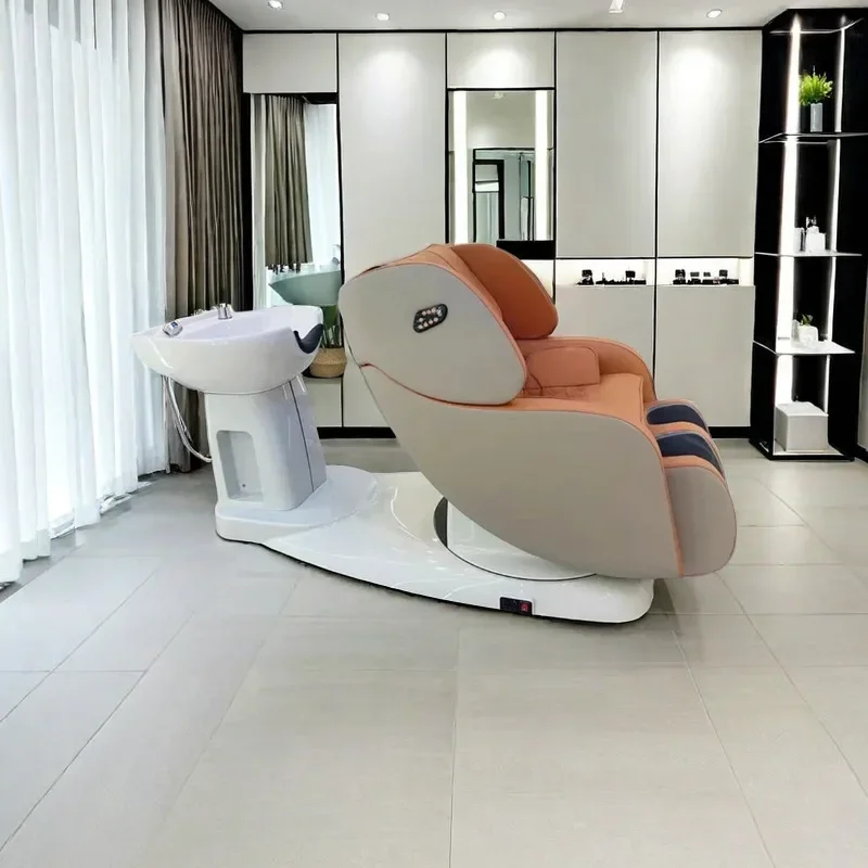 

Washbasin Massage Spa Hair Chair Shampoo Reclining Bowl Professional Japanese Beauty Salon Chair Washing Therapy Cadeira Wash
