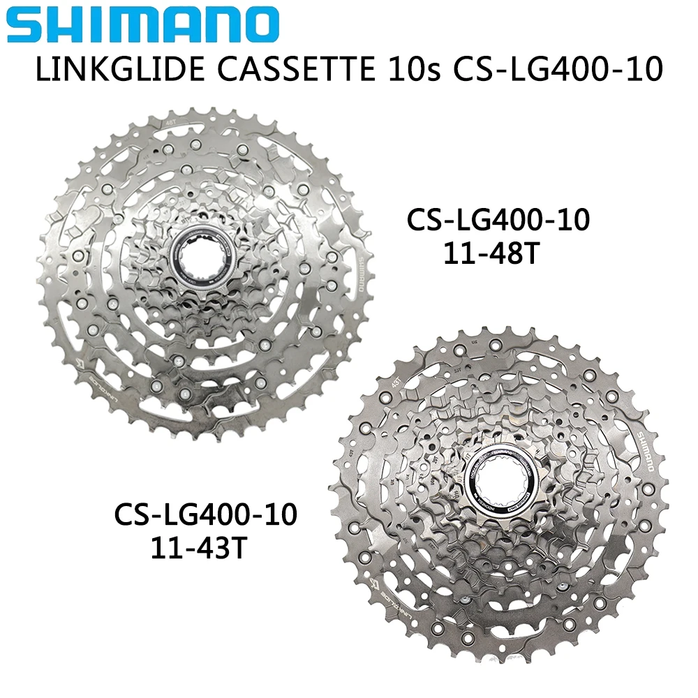 SHIMANO LINKGLIDE CS-LG300 CS-LG400 10 s кассетная звездочка 10-скоростная 11-43T 11-48T велосипедная муфта свободного хода для горного велосипеда