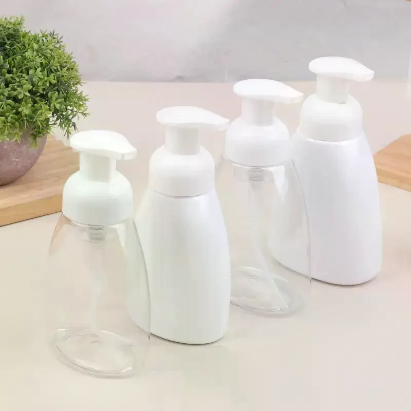 250/300 ml Kunststoff Schäumende Flasche Seife Mousse Flüssigkeit Spender Schaum Shampoo Lotion Dusche Gel Schaum Pumpe Kosmetische leere Flaschen