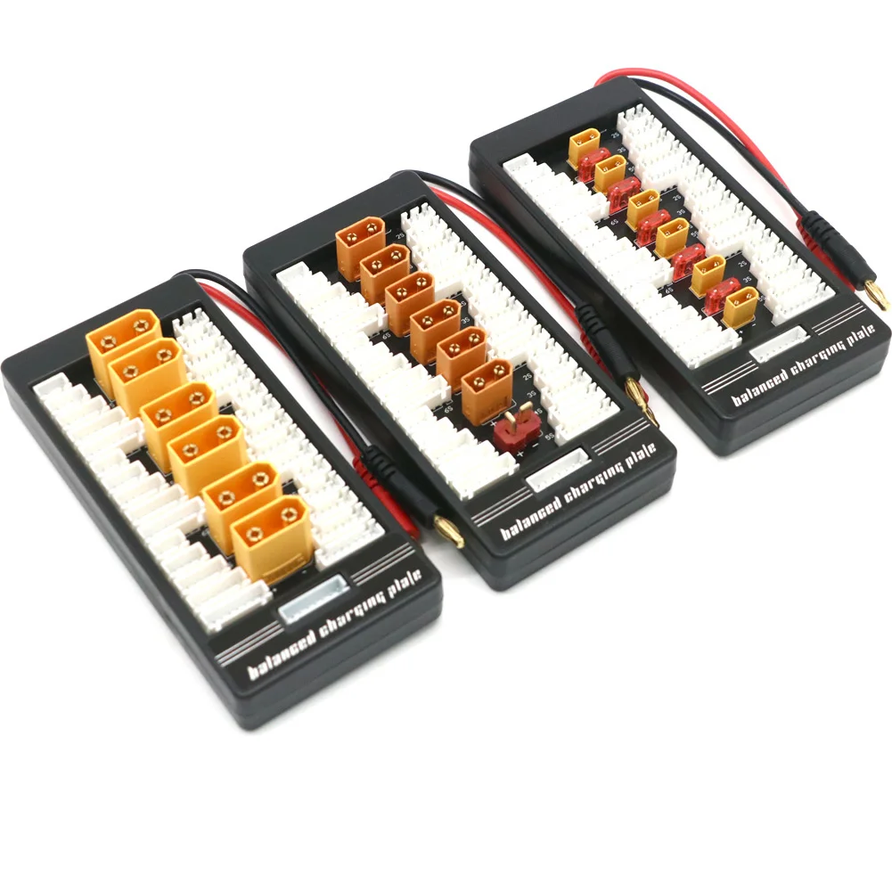 XT30 XT60  XT90 T-Plug EC3 EC5 Parallel Lipo Battery Charging Board 2-6S for ISDT Q6 PL6 PL8 Charger IMAX B6 B6AC B8 Charger