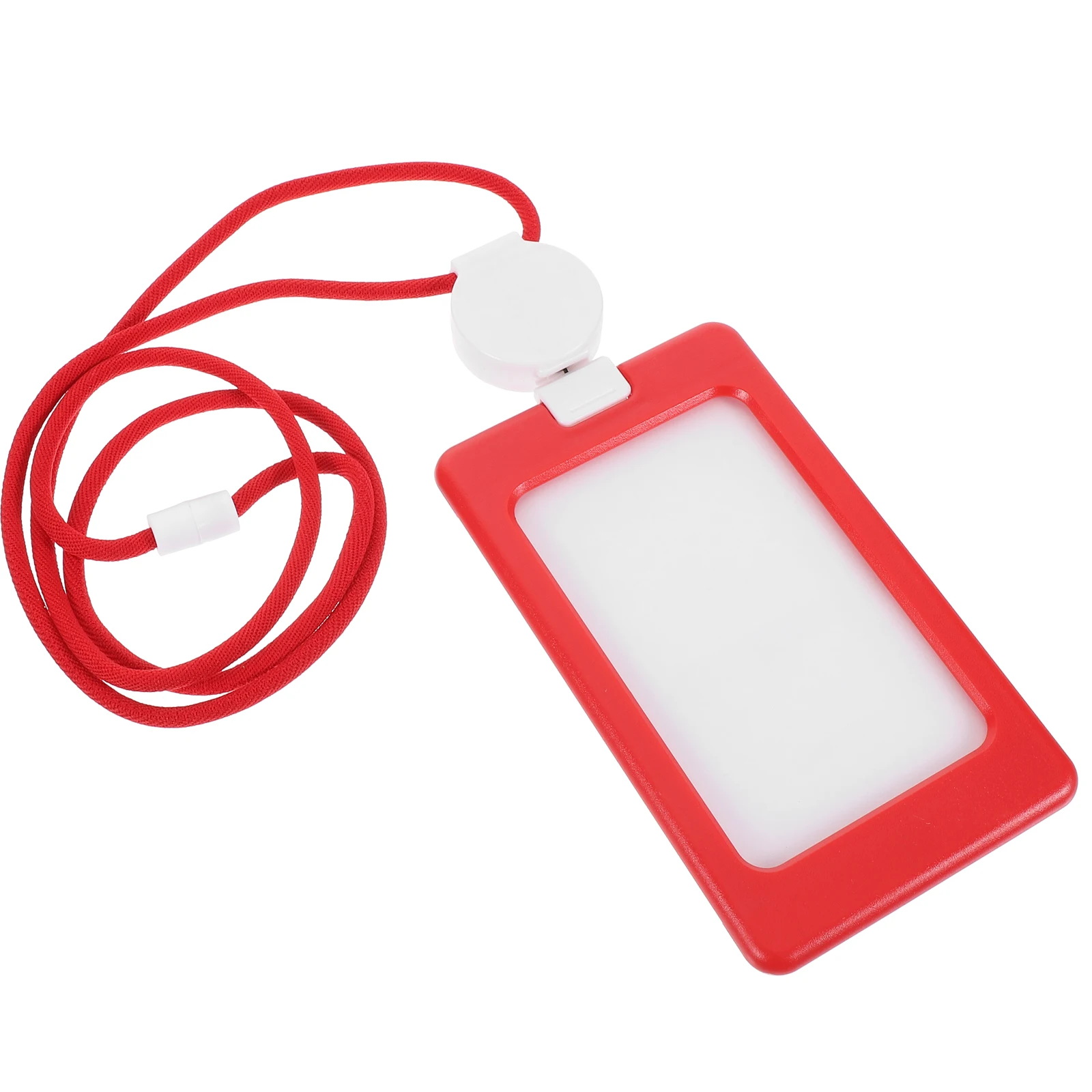 

Id Card Holder Vertical Colorful Badge Protector Retractable Lanyard Work Bus Student Card Sleeve