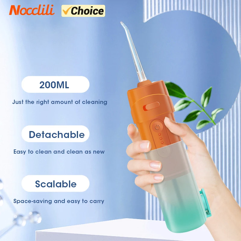 

Portable Dental Water Flosser Oral Irrigator USB Rechargeable Water Floss Jet Tooth Pick Mouth washing machine for Teeth Whiteni