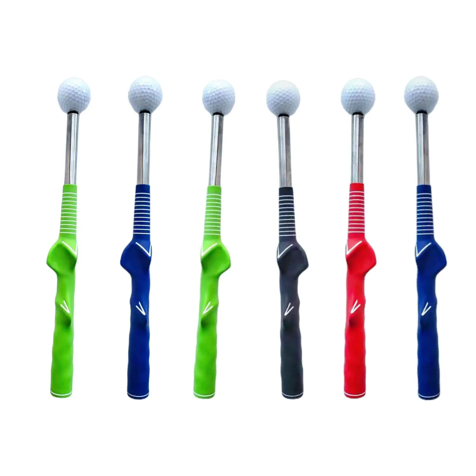 Golf Swing Trainer Aid Golf Practice Nonslip Training Aid Telescopic Warm up Rod