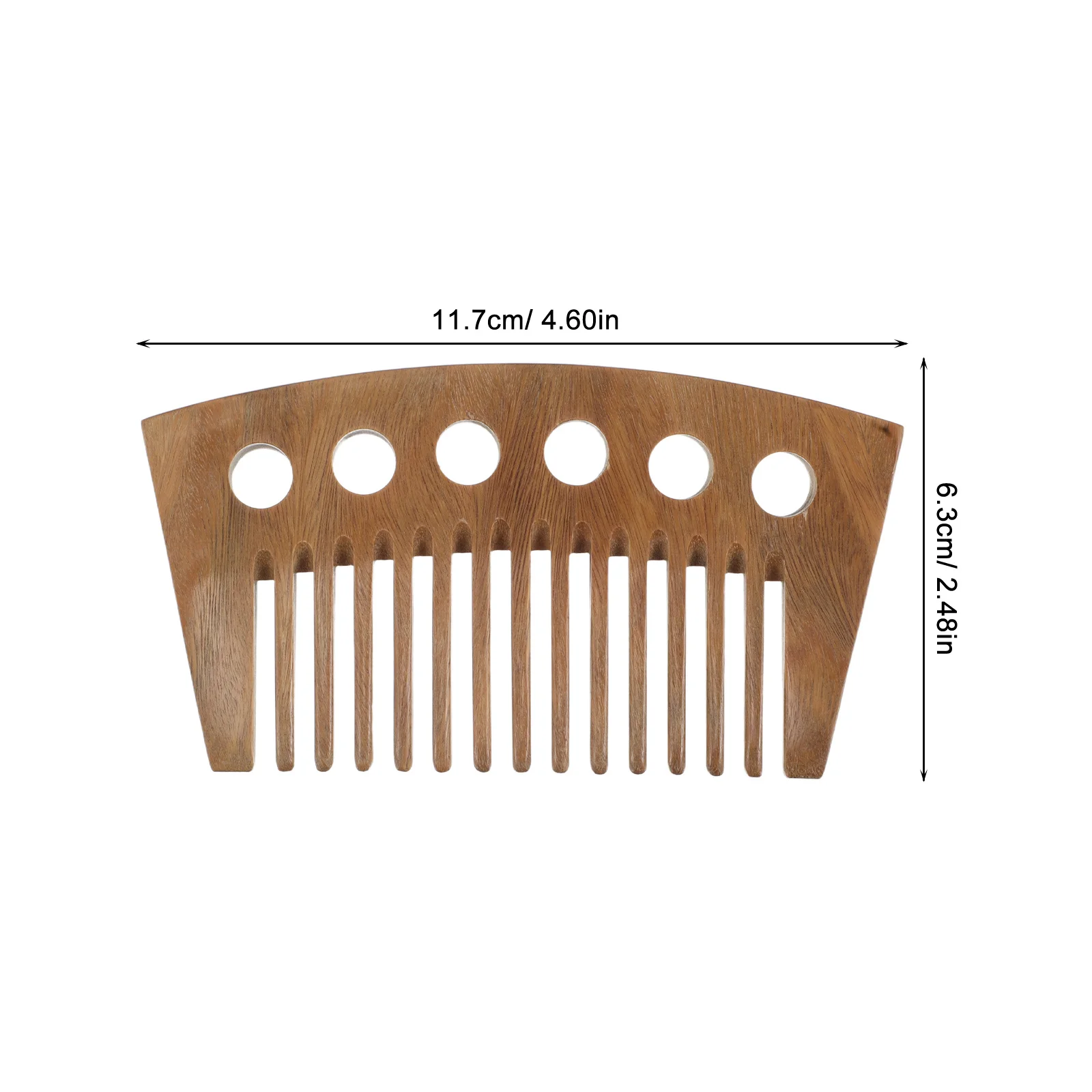 Natural Sandalwood Wide Tooth Comb Anti Static Hair Massage Tool for Curly Hair Men Women Comb for Curls Sandalwood Combs