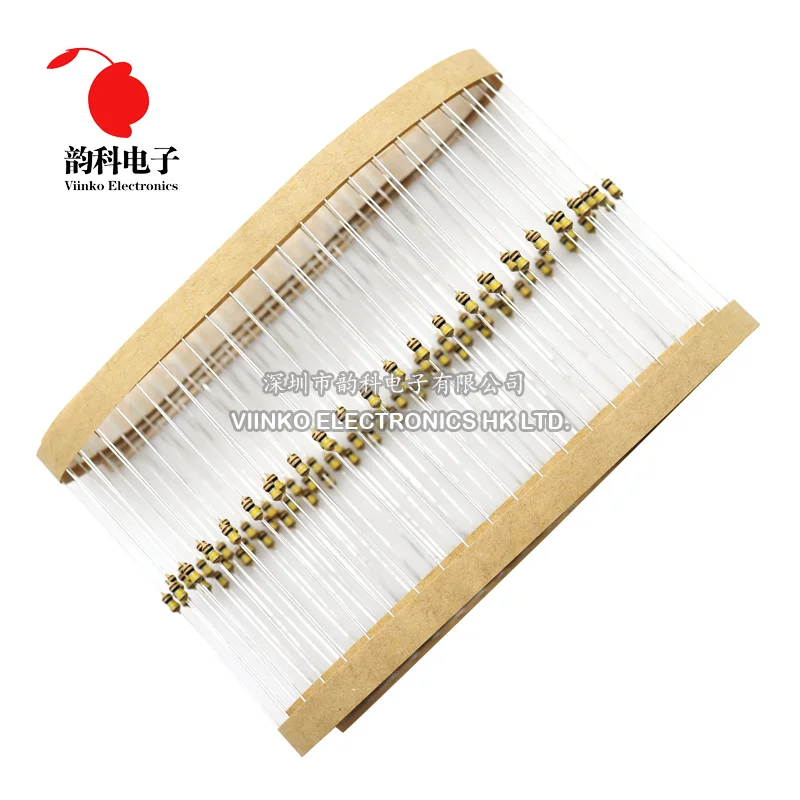 100PCS 1/8W Carbon Film Resistor 5% 0.125W 0R - 1M 10 22 47 100 150 220 270 330 470 510 1K 2.2K 4.7K 5.1K 10K 47K 100K 470K ohm