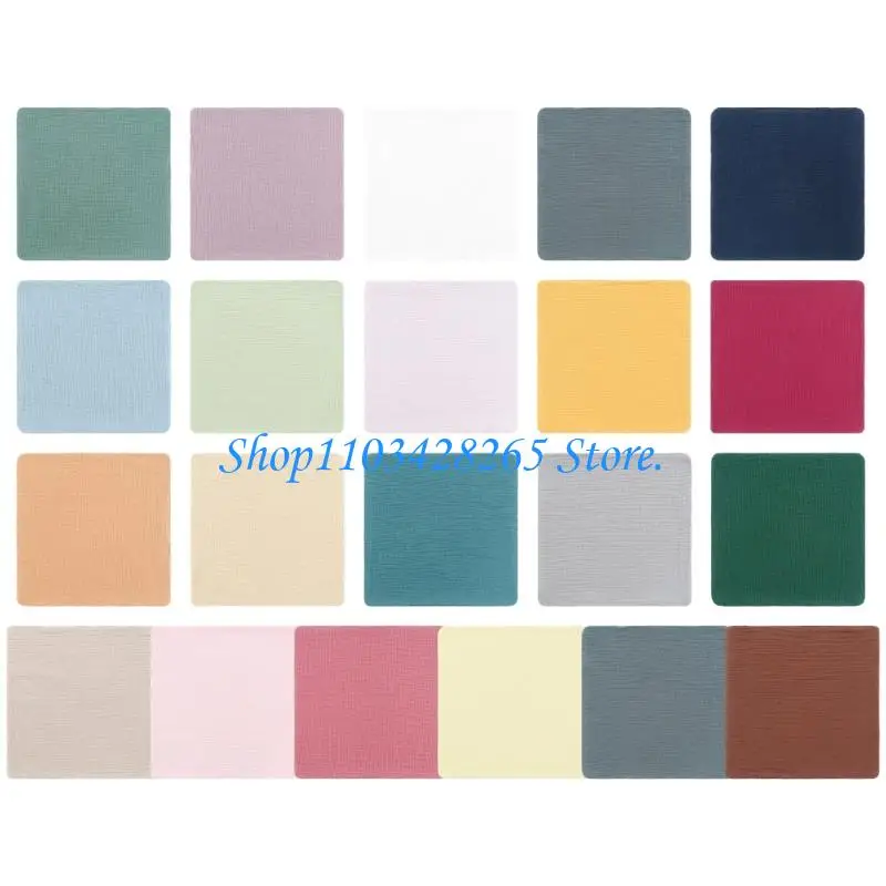 

Wipe Towel Double Layers Face Towel Breathable Square Nursing Towel Washcloths G2TE