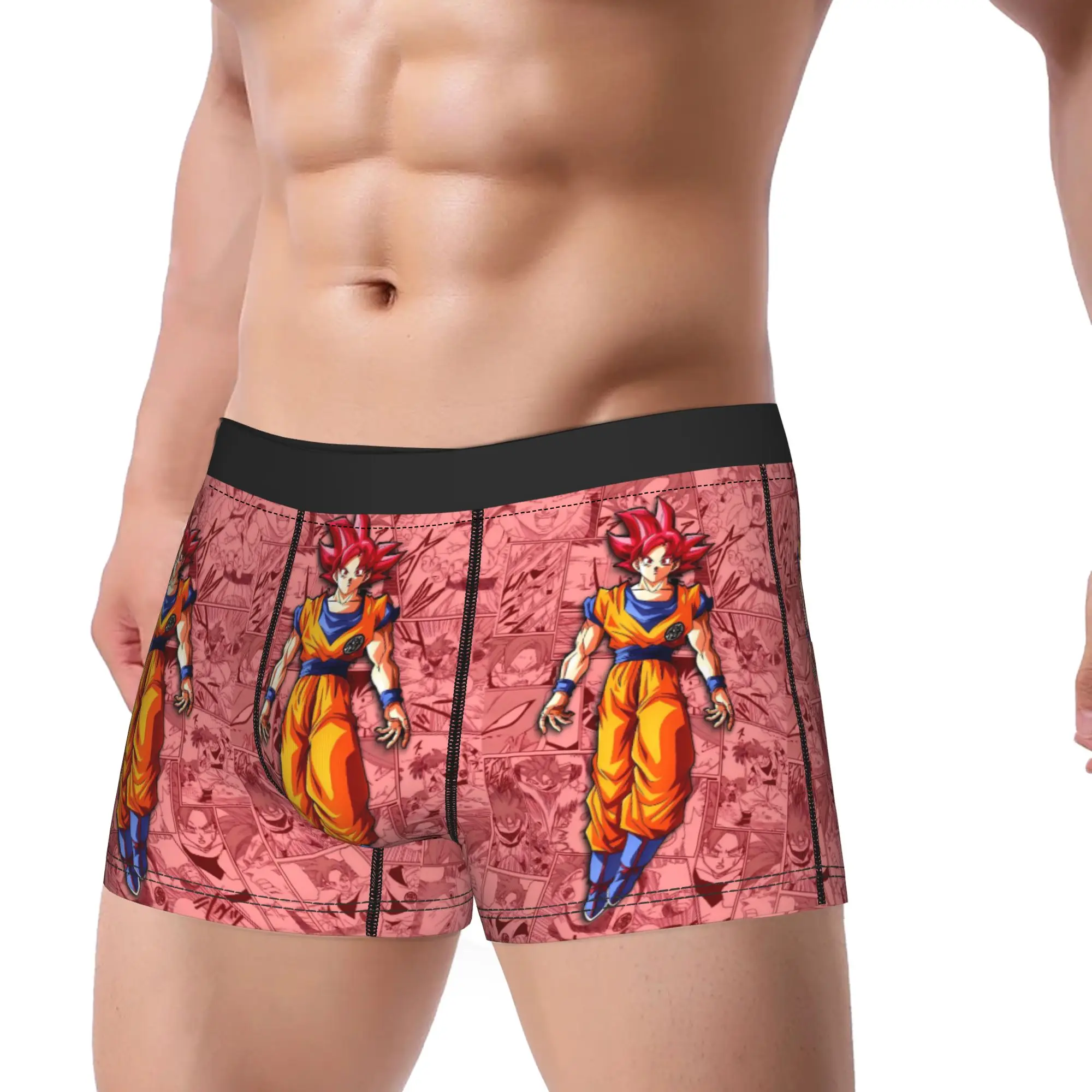 Classic Group D-Dragon B-Ball Anime Underwear  Male Shorts Briefs Novelty Boxershorts Trenky Printed Plus Size Underpants