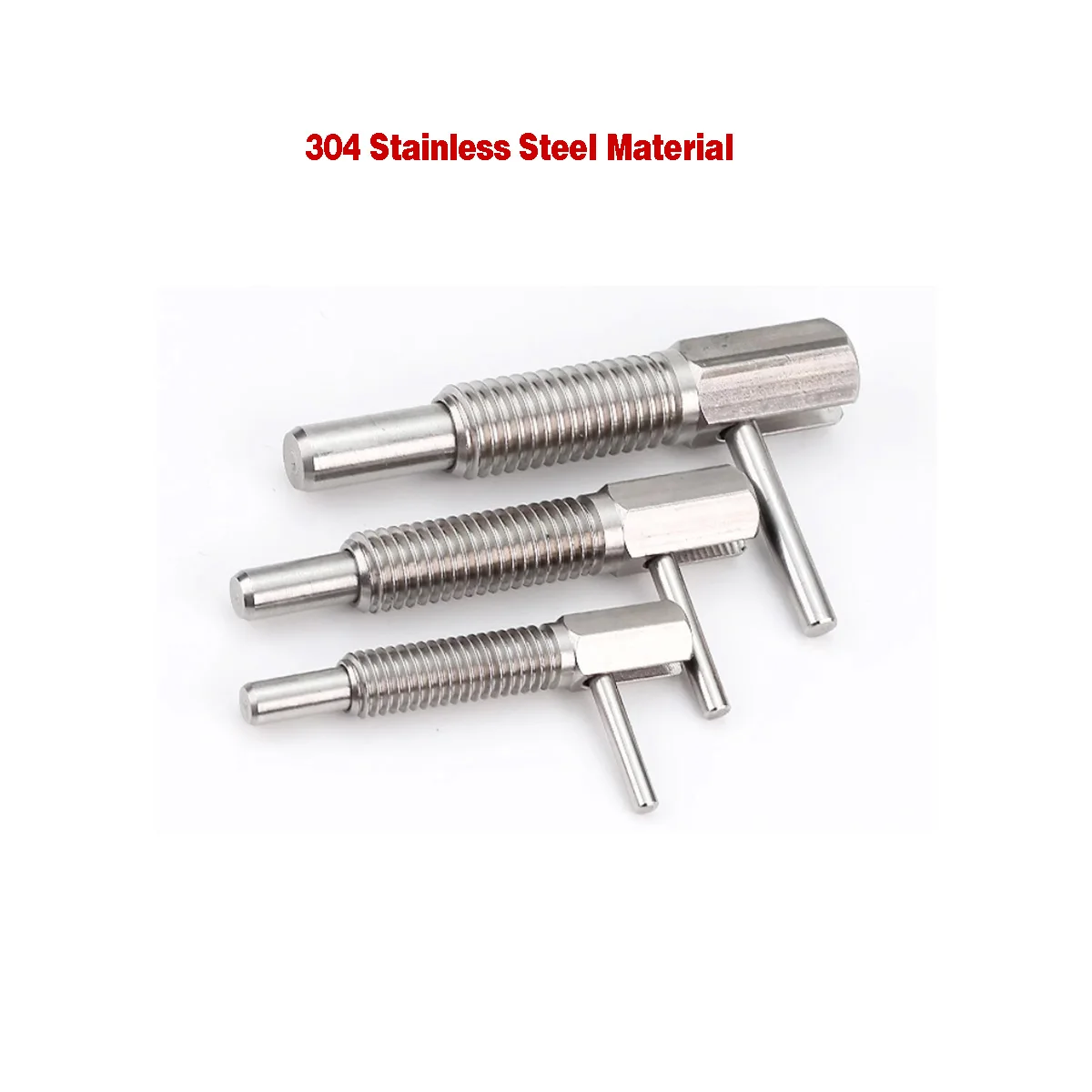 Dividing Pin L-Shaped Extended Coarse Tooth Knob Plunger/Spring Safety Fixed Position Pull Pin M6M8M10M12