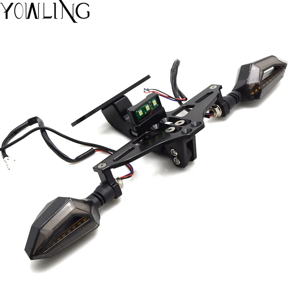 Für Yamaha YZF R6 YZFR6 1999 2000 2001 2002 2003 2004 2005 2006 Motor Einstellbare Winkel Lizenz Nummer Platte Rahmen halter Halterung