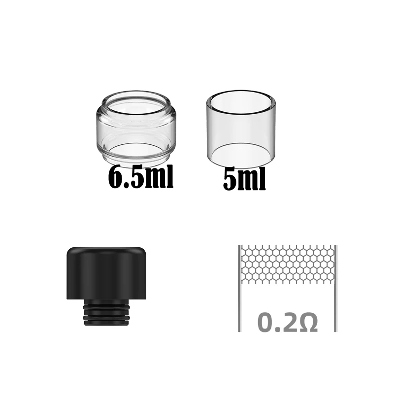 Oryginalny cewka DIY martwy królik Hellvape R Atomizer zbiornika pojemność 5ml 0,2ohm siatka KA1 regulowane papierosy elektroniczne