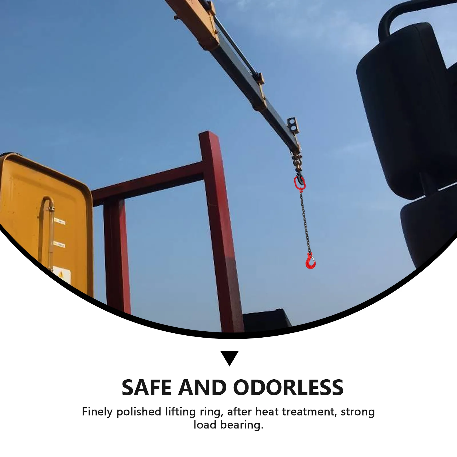 Lifting Sling Chain with Hook Single Leg Slings Grab Practical Professional The