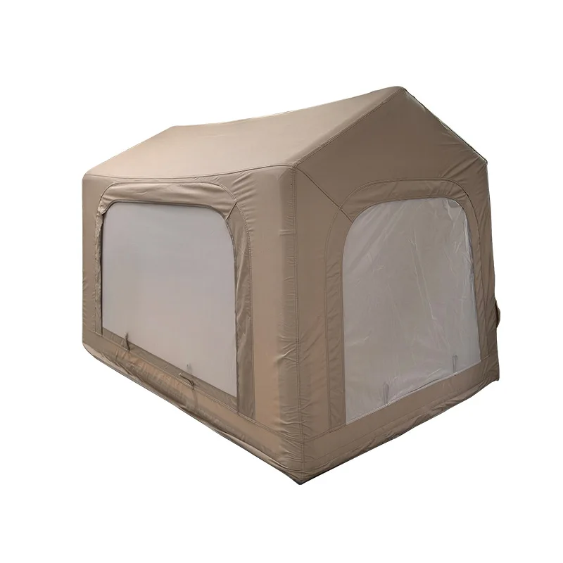 Inflatable roof tent outdoor camping car edge canopy folding parasol rainproof sunshade sail shower tent
