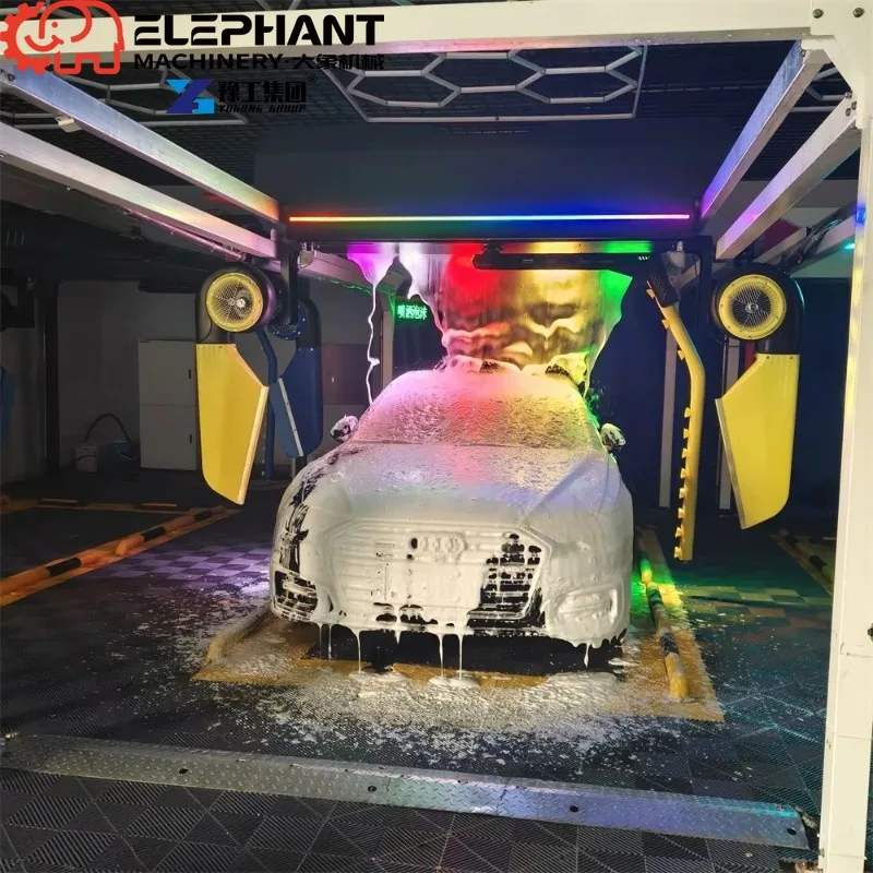 China Electric Single-Arm Touchless Car Wash Automatic Machine Pressure Cleaning And Foaming Function For Cars
