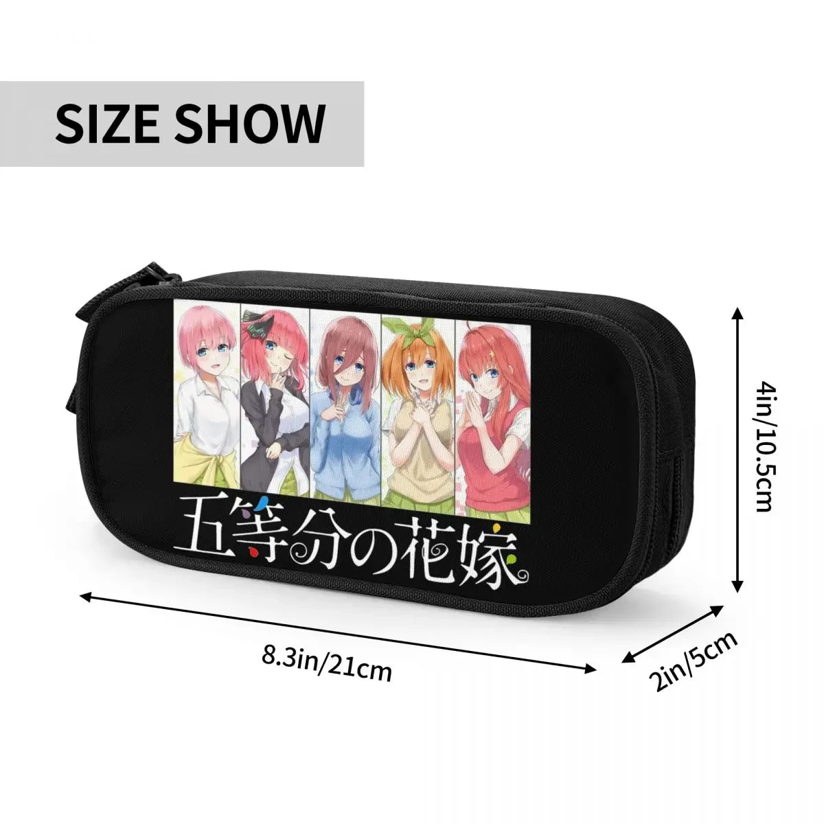 De Typische Vijfling Anime Etui Nieuwe Pennenhouder Tas Meisje Jongen Grote Opslag Studenten School Gift Potpilcases