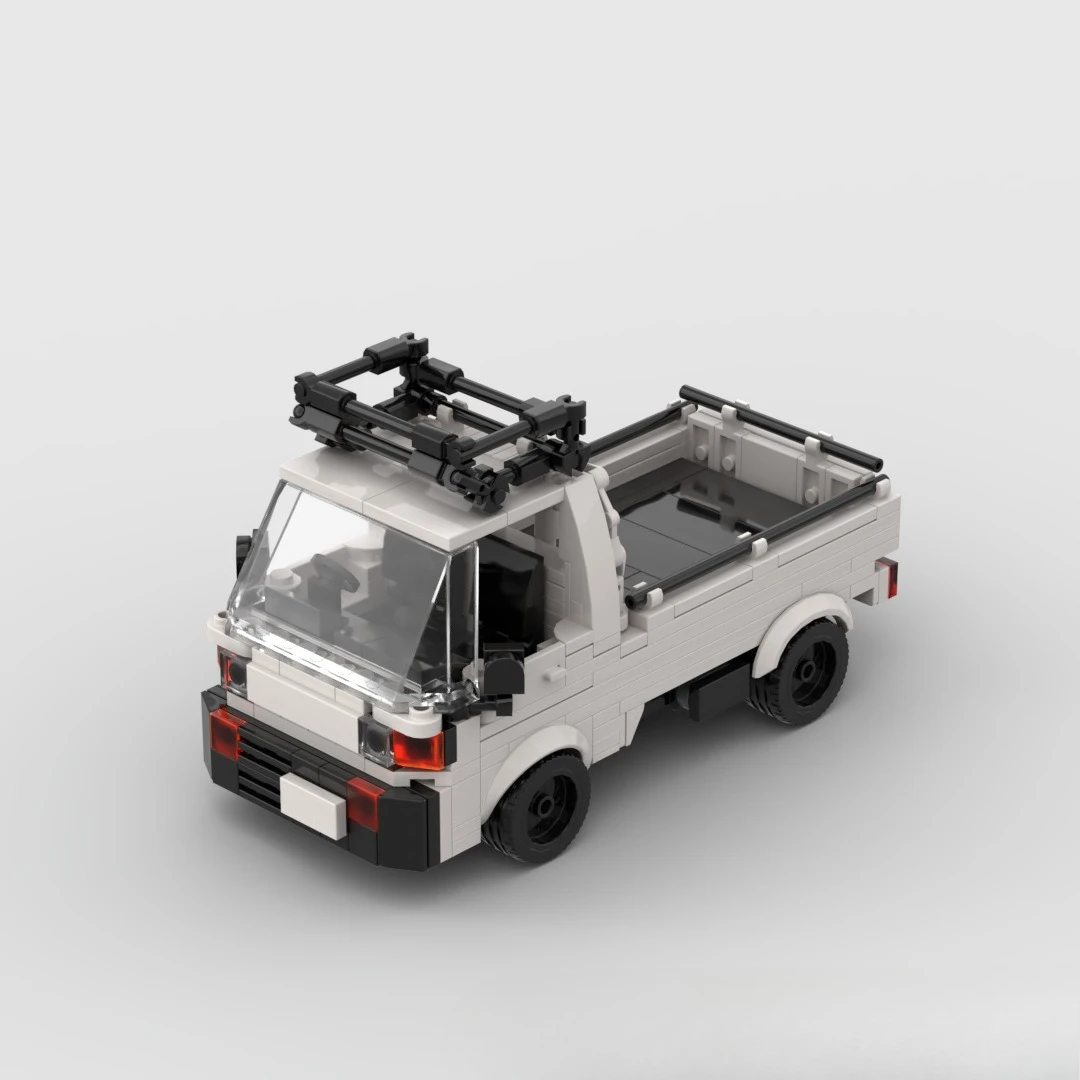 مجموعة بناء شاحنة بيك اب لبنات البناء للعبة الجذعية التعليمية للأولاد #4