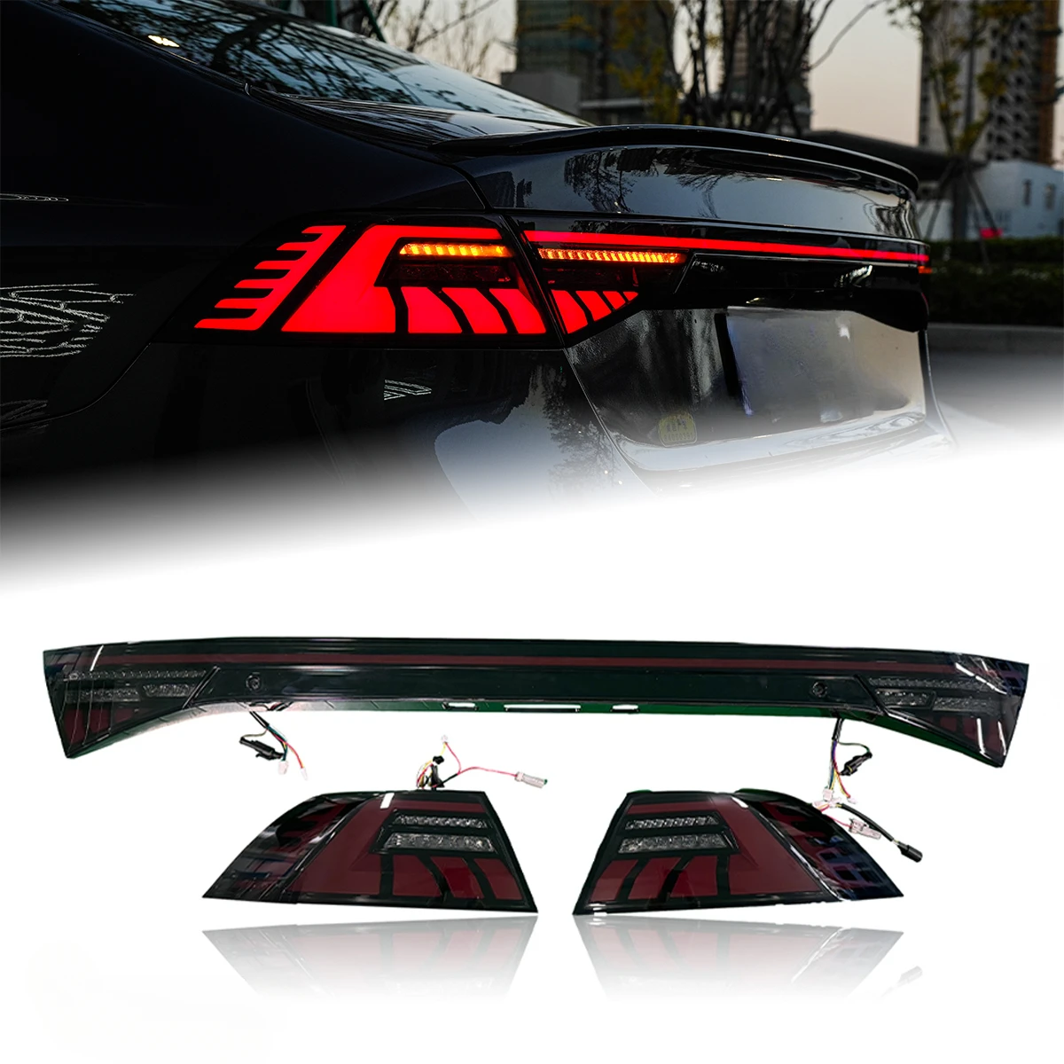 Original modification of the new start dynamic streamer through the tail light assembly FOR ACCORD 2023