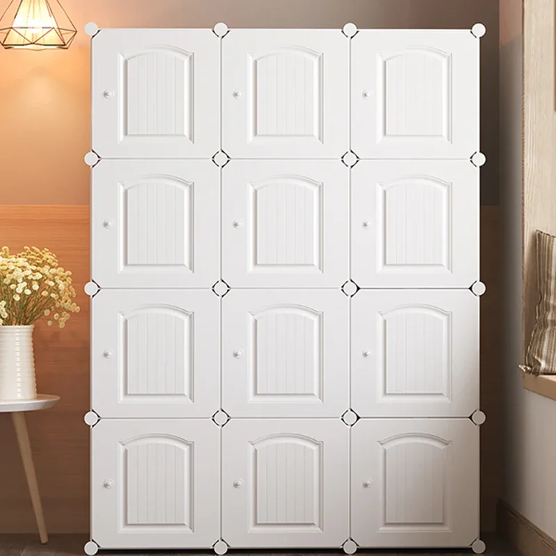 الحد الأدنى خزانة غرفة المعيشة الحديثة الشمال خزانة بسيطة خزانة الطفل الخارجي وحدات الاطفال البلاستيك Armario أثاث المنزل