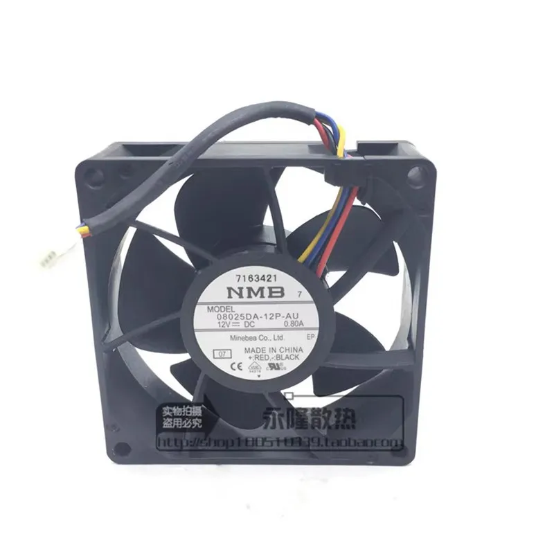 

Original 08025DA-12P-AU 80 * 80 * 25MM 8CM 12V 0.80A Pressurized Server Cooling Fan