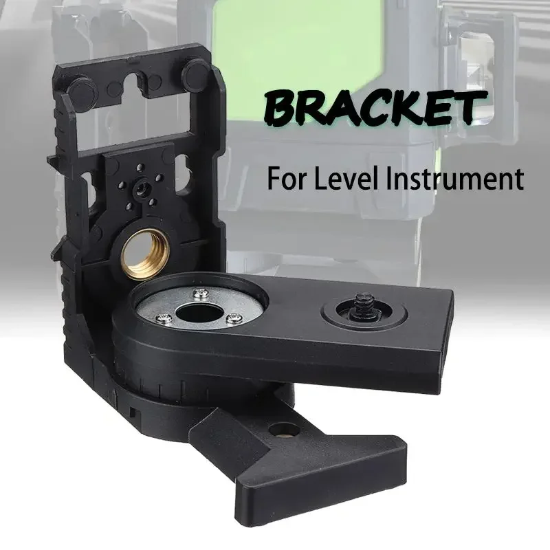 180 Adjustable Laser Level Magnetic Wall Mounted Bracket Interface Infrared Level Hang Wall Hanger Horizontal Instrument Bracket