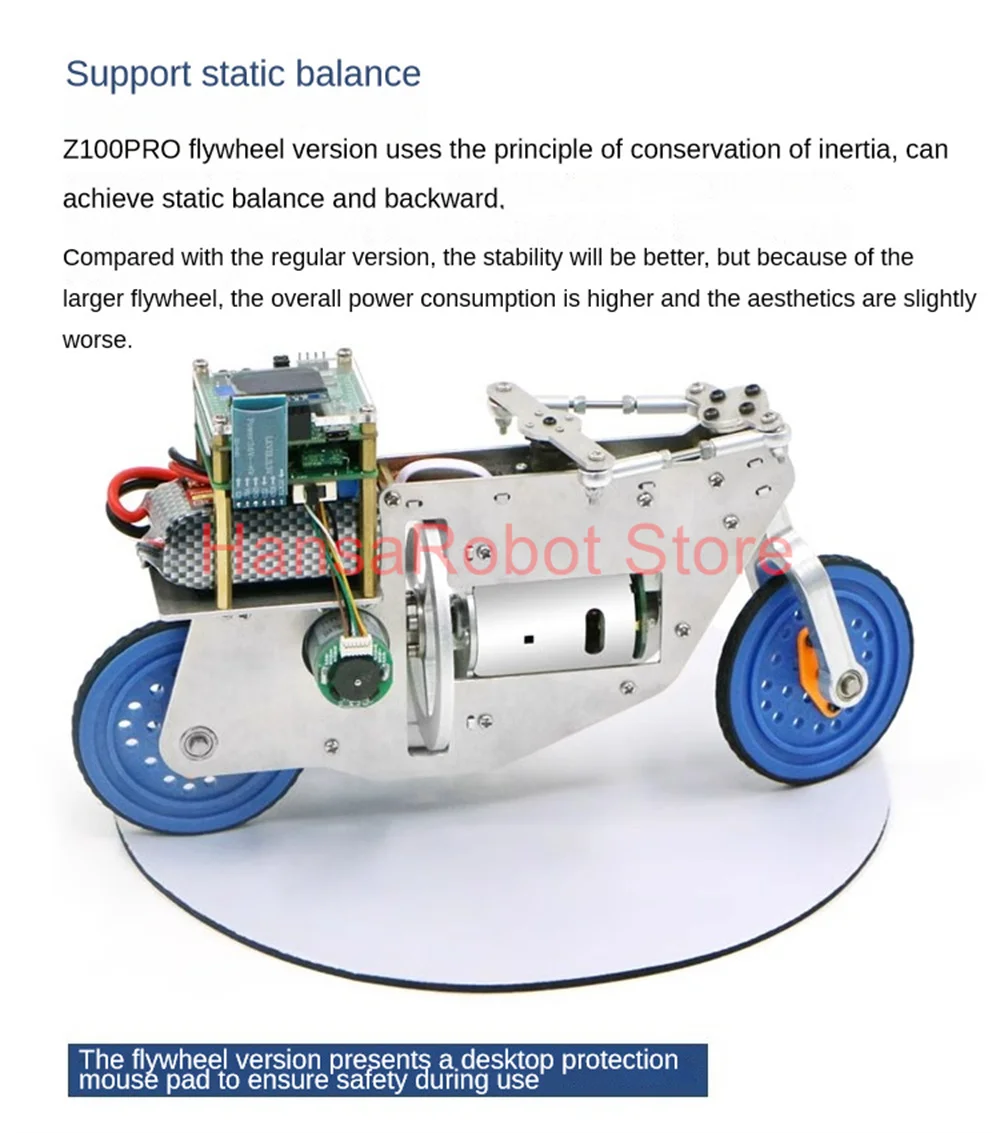 Self-Balancing Bicycle For Arduino Stm32 Secondary Development Bikepro Can Not Push Down The Unmanned Bicycle Diy Open Source