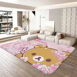 Cute Rilakkuma Floor Mat Bath Mat Nordic Style Home Doormat Bathroom-Toilet Mats Bedroom Welcome Doormat