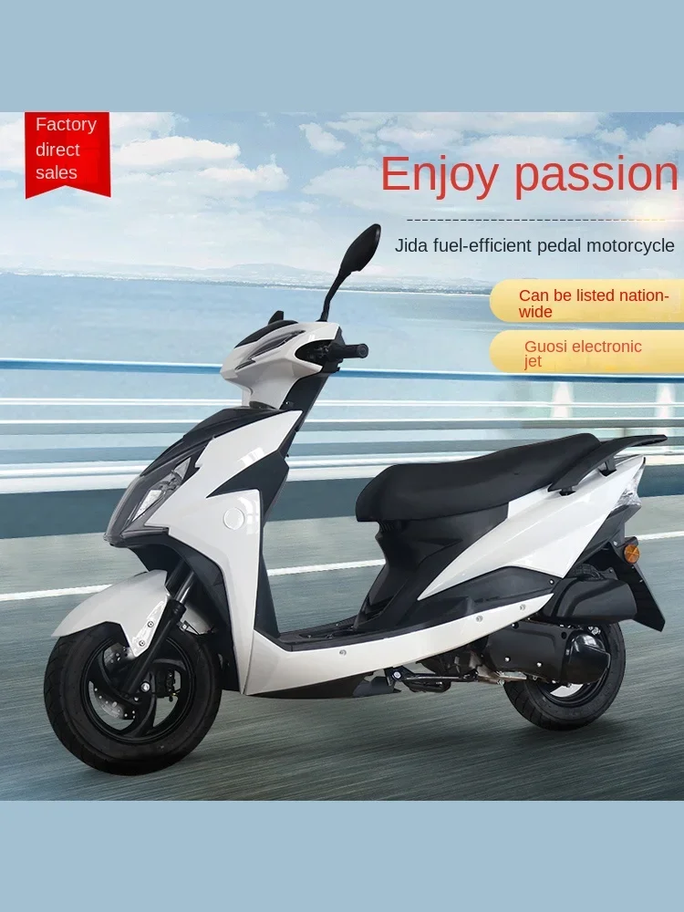 XK Brand New Fuel-Saving Pedal Motorcycle Vehicle Fast Eagle Country 4 Electronic Fuel Injection Power Men and Women