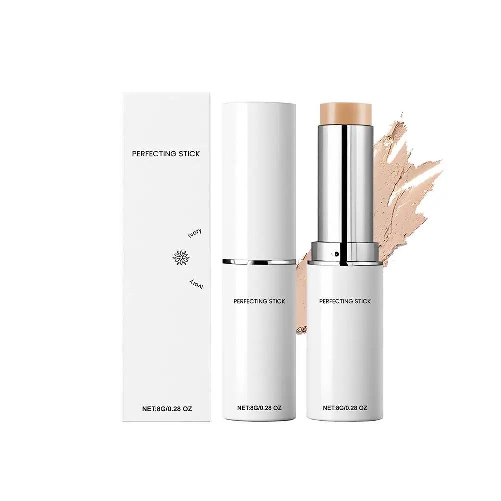 1 pçs corretivo fundação cobertura completa corretor de rosto esconder maquiagem contorno caneta escura rosto olho primer mancha círculo vara cosméticos