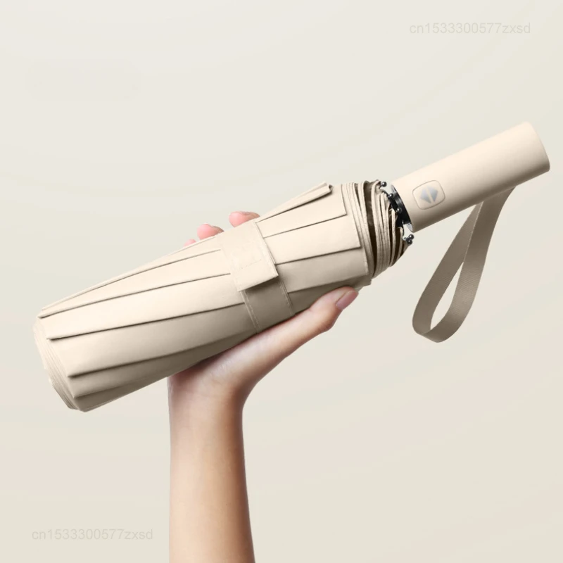 Youpin Fully Automatic Umbrella 3 Folding Sunshade Sunscreen 12-skeleton UV Men Women Luxury Business Male Umbrella Windproof