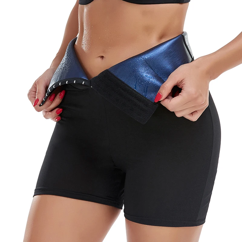 

Waist Trainer Shorts Workout Sweat Pants Thermo Leggings Sauna Body Shaper Slimming Boyshorts Tummy Cincher Hot Shapewear Girdle