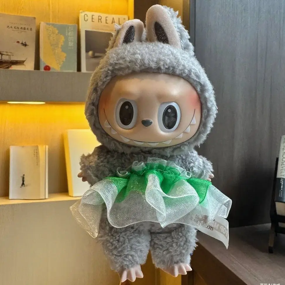 

Clothes For Labubu Cute Light Gauze Puff Midi Skirt Clothing Accessories Suitable For 15 Cm 17 Cm 1st To 3rd Generation