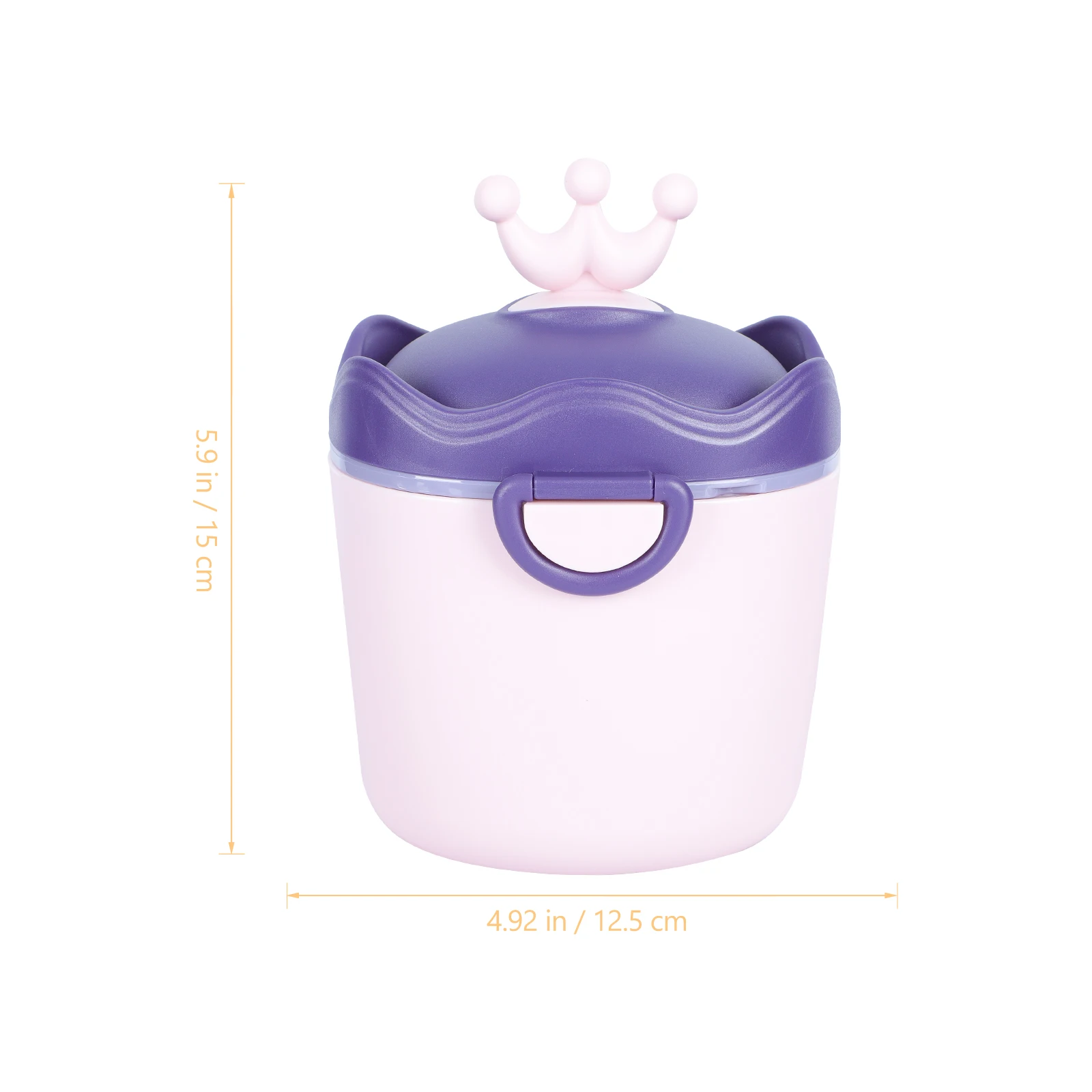 

Portable Milk Powder Box Dispenser Formula on The Go Storage Travel Container Leak-proof Spoon Sealed Cans