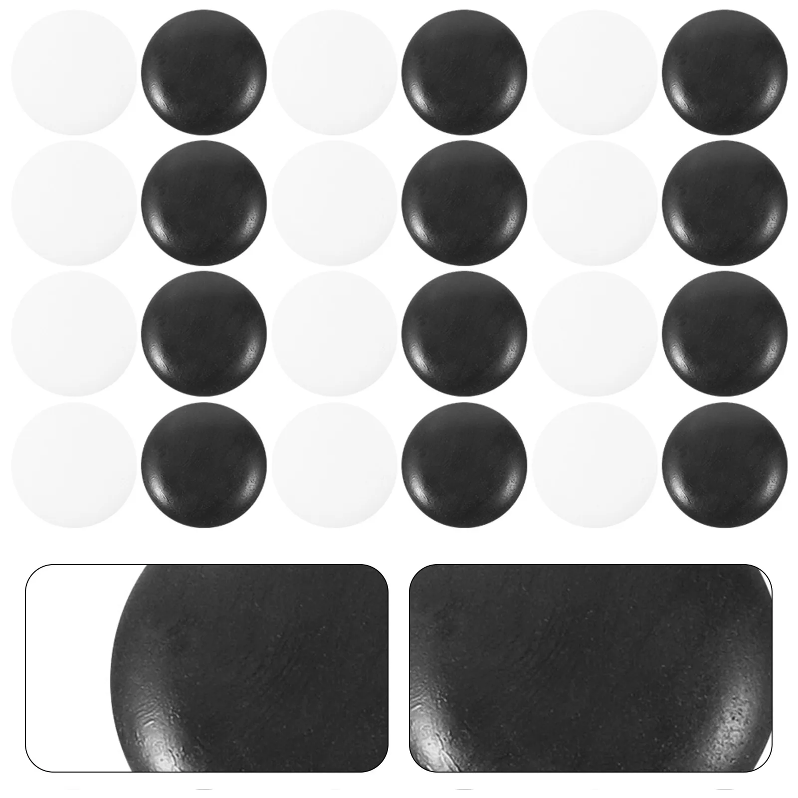 

200 шт. компактных шахматных фигур для Го из смолы с гладкой поверхностью, маленькие камни для рукоделия, аксессуары для игры в Го, для школьного использования