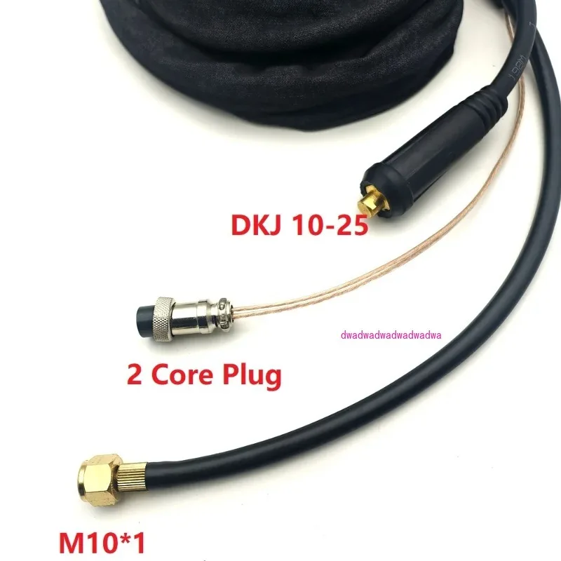 QQ150 شعلة لحام 2M تبريد الهواء DKJ10-25 موصل ل QQ-150 QQ-150A ل tig WS200 WS250
