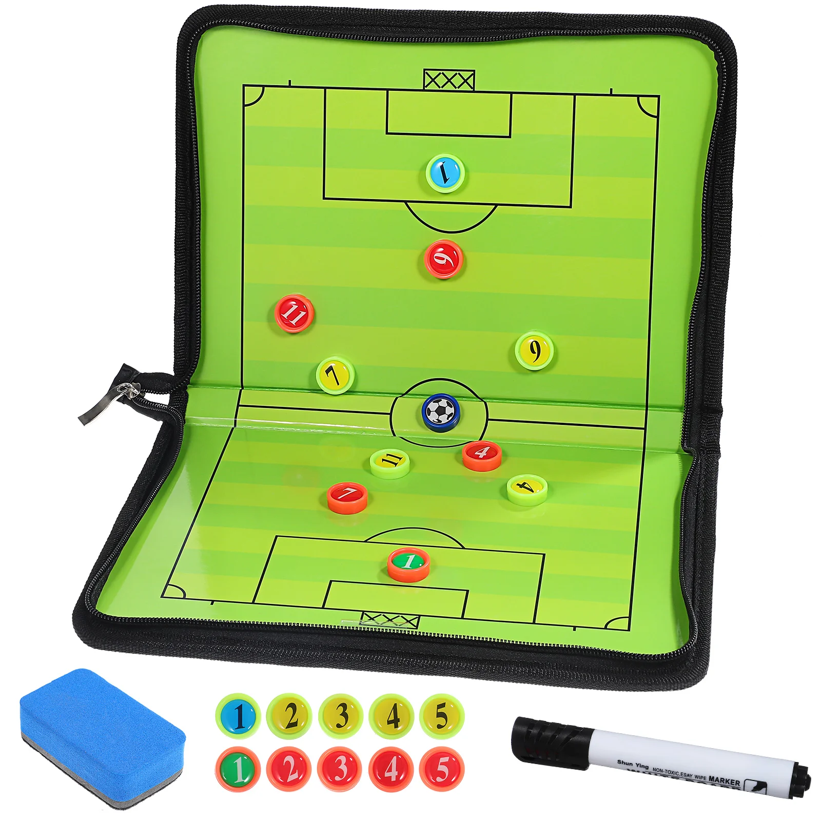 

Football Board Magnetic Soccer Training Sports Coaching For Match Pu Pvc Clipboard
