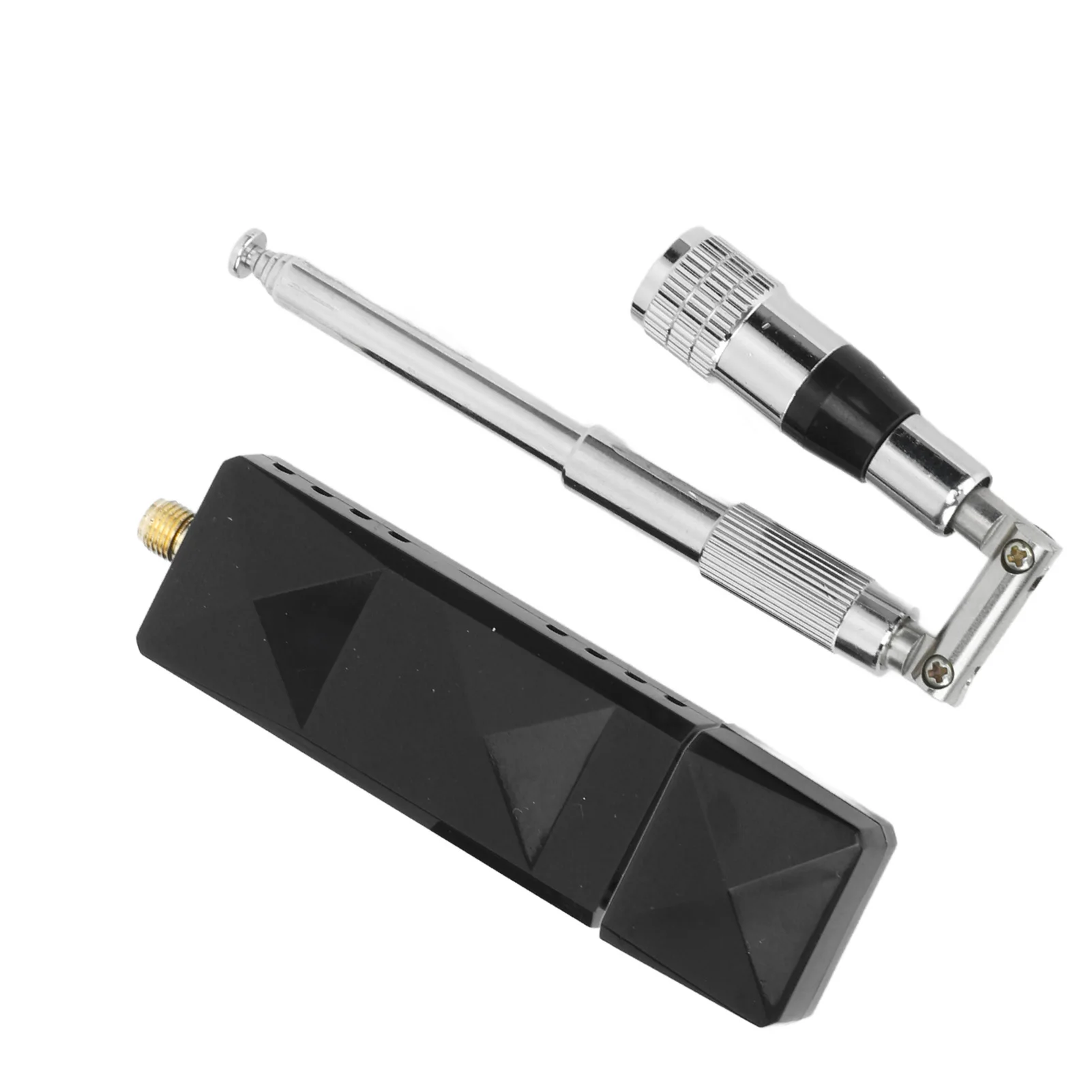 Portable AIS Receiver Dual Channel AIS Receiver USB Output with Antenna Stainless Steel Foldable Portable for Boat Marine
