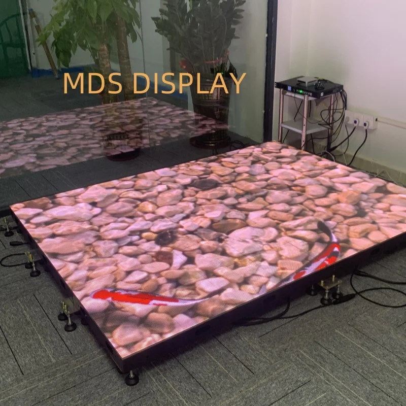 

Indoor Rental P2.6 P3.91 Digital Dance Floor Led Screen Display Panel 3.9 Floor Tiles Led Video Wall For Restaurant