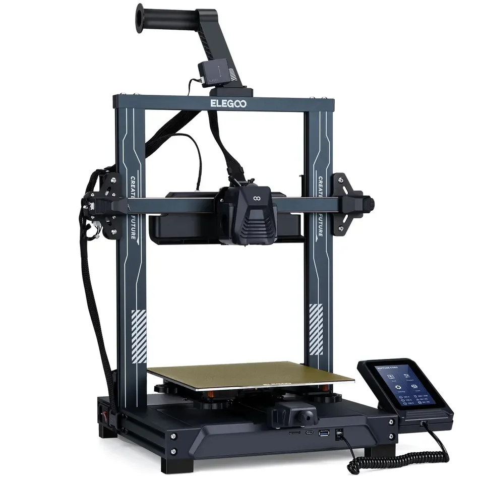 Neptune 4 Pro FDM 3D Printer with up to 500mm/s High-Speed Printing Size of 225x225x265mm /8.85x8.85x10.43 Inches