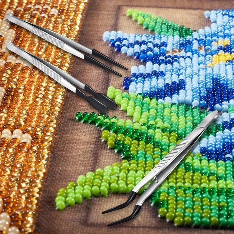 Pontas PVC com conjunto reto revestido e de borracha, pinças peças planas de borracha 3