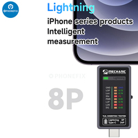 Mechanic T-824 No Disassembly Required Mobile Phone Tail Insertion Detector Digital Display Current Power Check Type-C Lightning